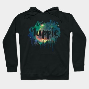 Yuppie Funny 80's Design Hoodie